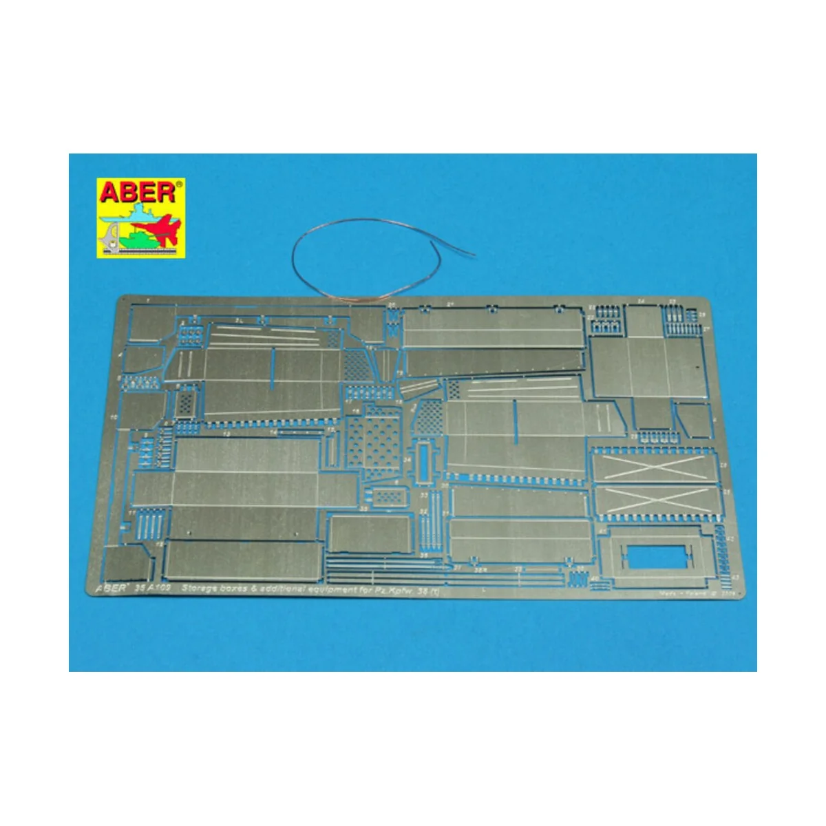 Storage boxes Pz.Kpfw.38(t) - Aber Models 35 A109