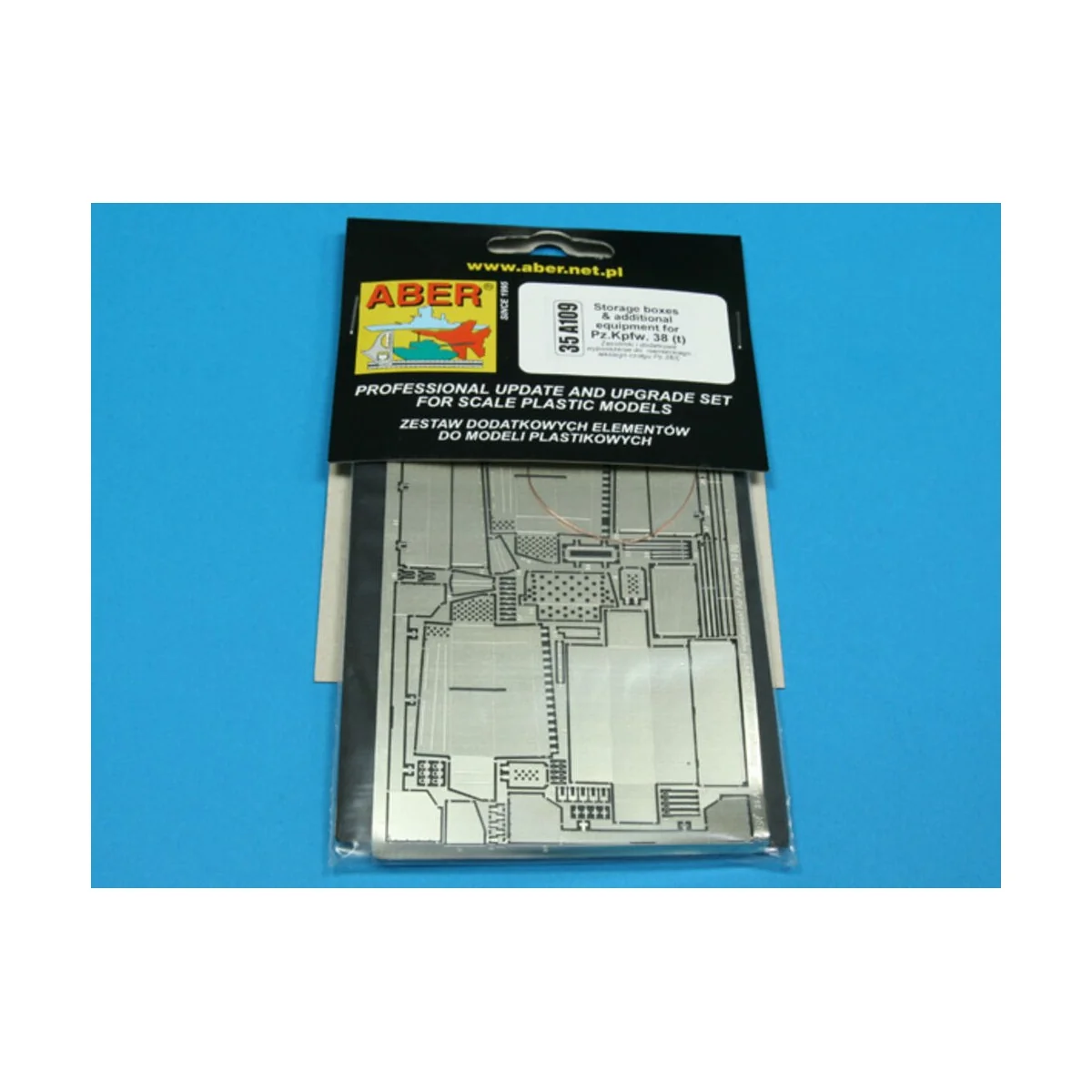 Storage boxes Pz.Kpfw.38(t), 1/35 - Aber Models 35 A109