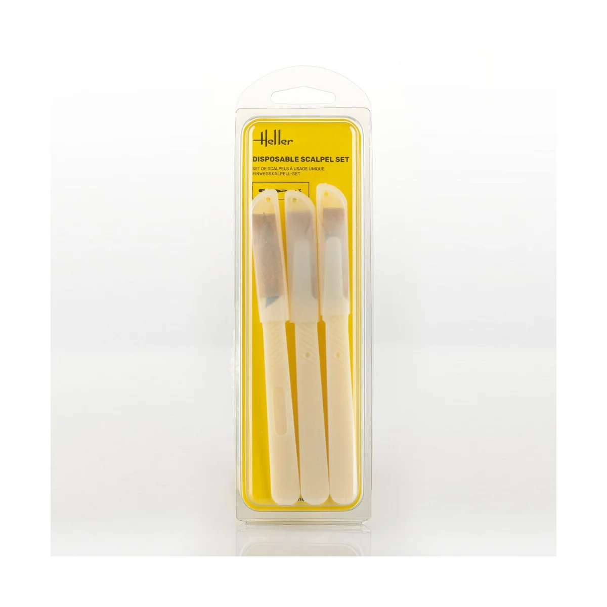 Disposable scalpel set (3 pieces) - Heller 99006