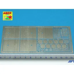 Side fuel tanks for Soviet Tanks KV type, 1/35 - Aber Models 35 A112