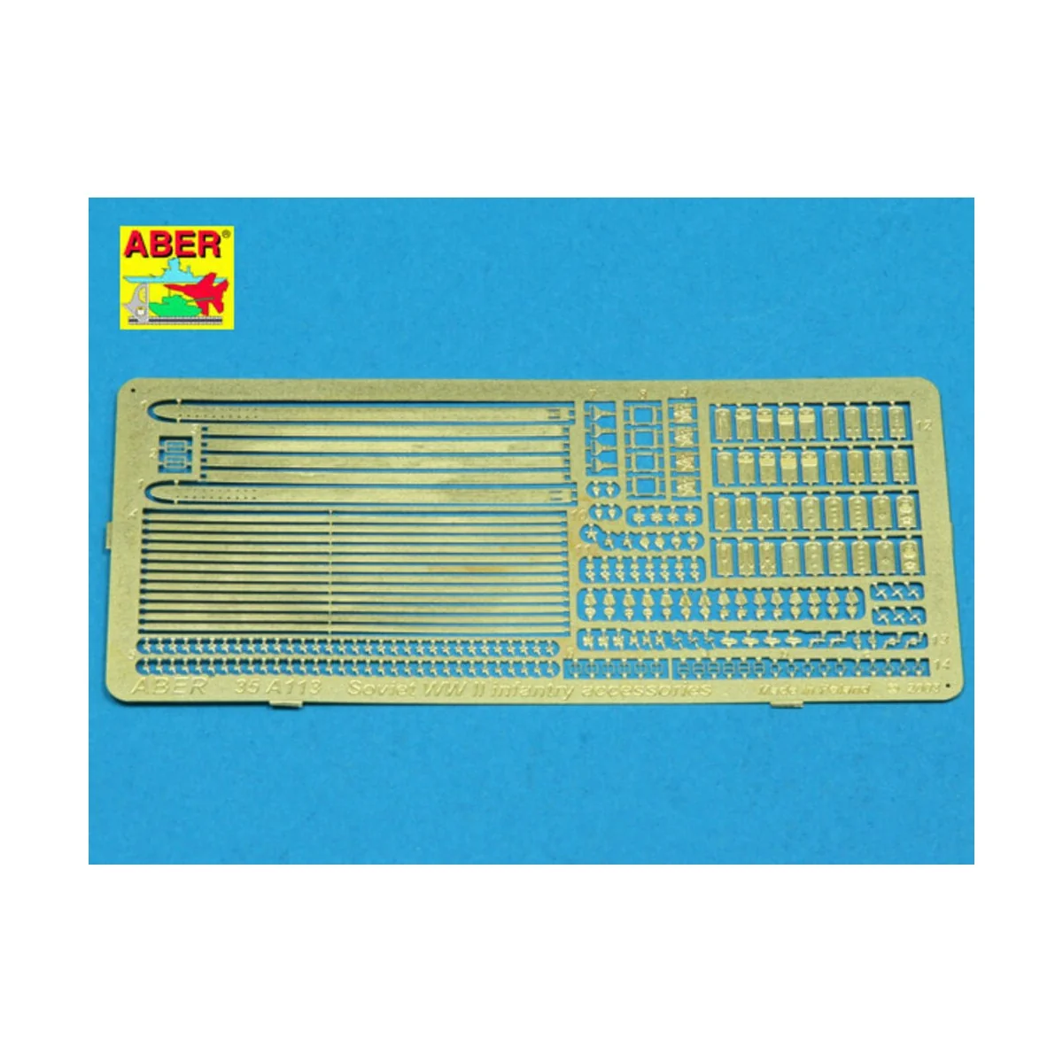 Soviet WW II infantry accessories, 1/35 - Aber Models 35 A113