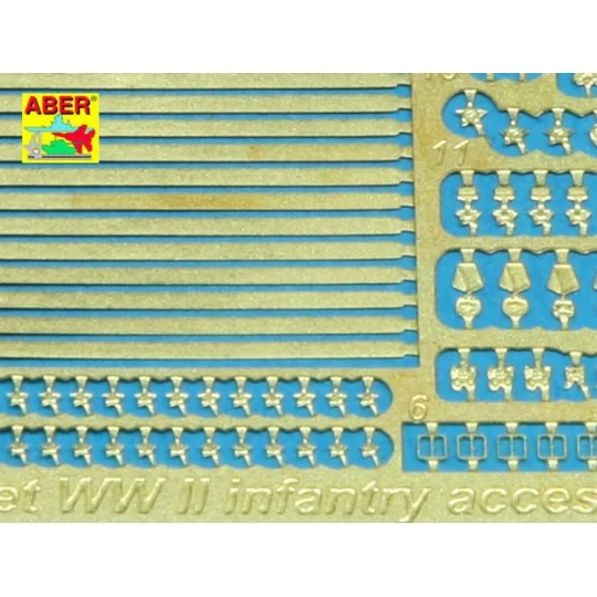 Soviet WW II infantry accessories, 1/35 - Aber Models 35 A113