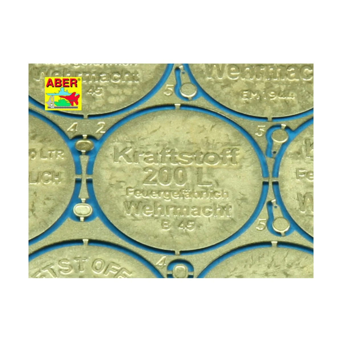 German WW II 200 Itr. fuel drum covers, 1/35 - Aber Models 35 A114