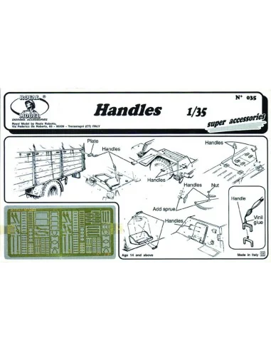 Handles, 1/35 - Royal Model RM035