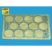 German WW II 200 Itr. fuel drum covers - Aber Models 35 A114