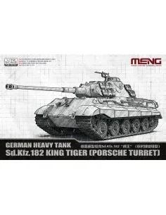 German Heavy Tank Sd.Kfz.182 King Tiger (Porsche Turret), 1/72 - ME...