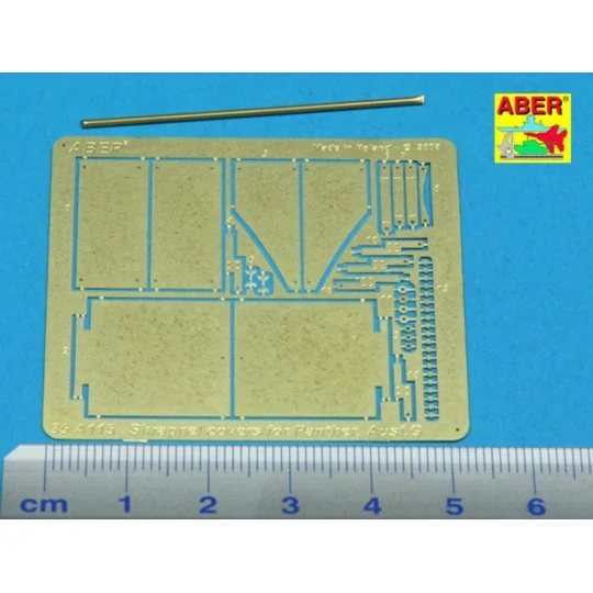 Aditional shrapnel covers for Panther.G - Aber Models 35 A115