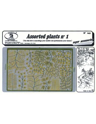 Assorted plants n.1, 1/35 - Royal Model RM041