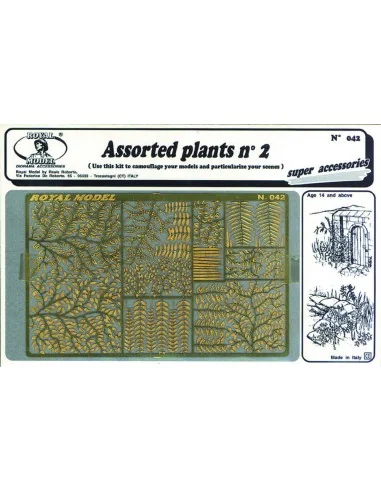 Assorted plants n.2, 1/35 - Royal Model RM042