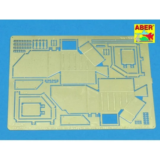 Rear boxes for Panther G from M.N.H. - Aber Models 35 A117