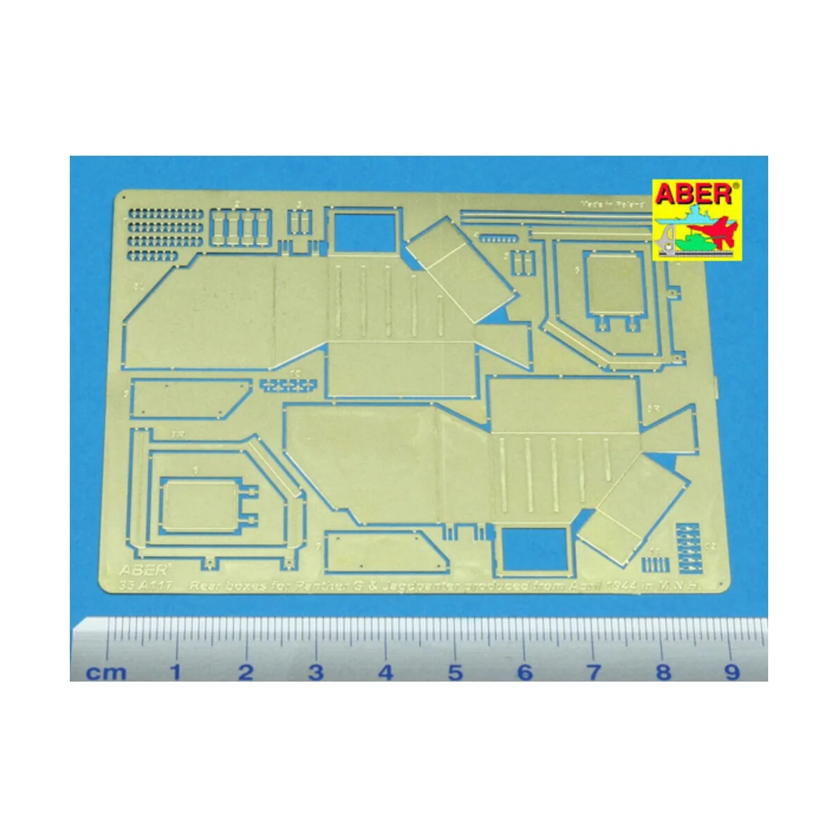 Rear boxes for Panther G from M.N.H., 1/35 - Aber Models 35 A117