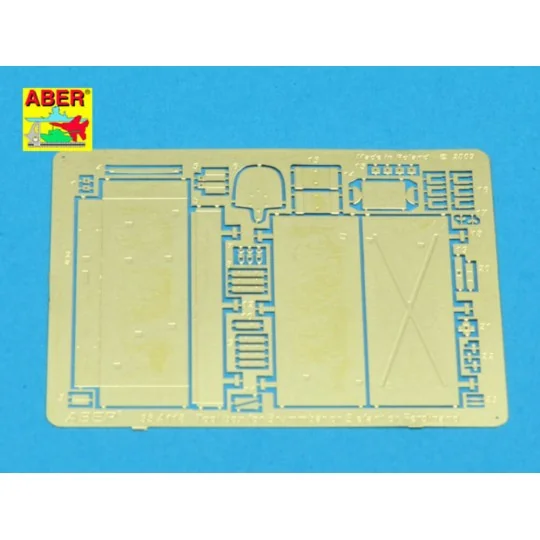 Tool box for Brummbar, Ferdinand, 1/35 - Aber Models 35 A118 Tool box for Brummbar, Ferdinand, 1/35 - Aber Models 35 A118
