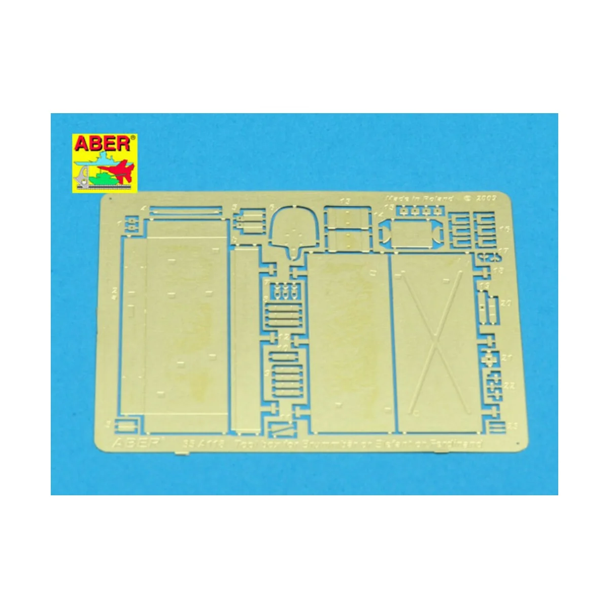 Tool box for Brummbar, Ferdinand, 1/35 - Aber Models 35 A118 Tool box for Brummbar, Ferdinand, 1/35 - Aber Models 35 A118