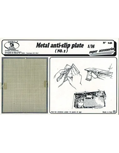 Metal anti-slip plate n.2, 1/35 - Royal Model RM046