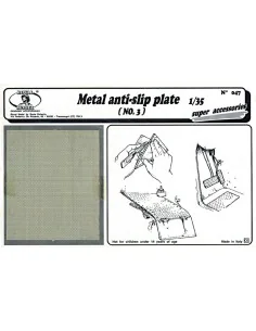 Metal anti-slip plate n.3, 1/35 - Royal Model RM047