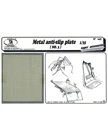Metal anti-slip plate n.3, 1/35 - Royal Model RM047