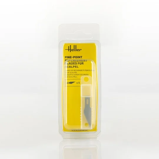 Fine-point replacement blades for scalpel (5 pieces) - Heller 99008