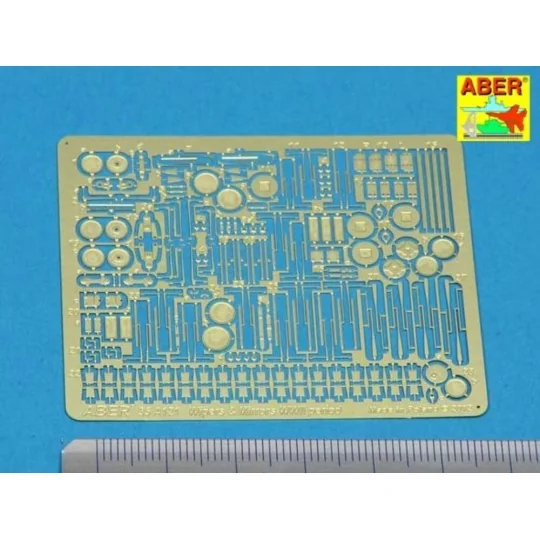 Wipers & mirrors WWII period, 1/35 - Aber Models 35 A121