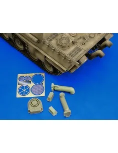 Exhaust mufflers panther family, 1/35 - Royal Model RM050