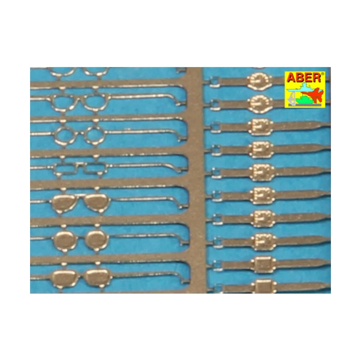 Glasses and watches, 1/35 - Aber Models 35 A124