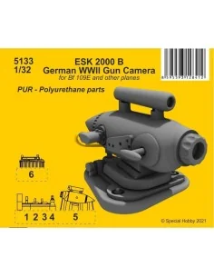 ESK 2000 B German WWII Gun Camera, 1/32 - CMK 129-5133