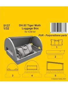 DH.82 Tiger Moth Luggage Box (ICM kit), 1/32 - CMK 129-5137