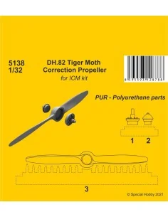 DH.82 Tiger Moth Correction Propeller(ICM kit), 1/32 - CMK 129-5138