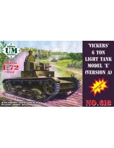 Vickers 6 ton light tank model E, ver.A, 1/72 - Unimodels UMT618