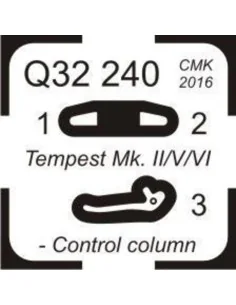 Tempest Mk.II/V/VI-Control column, 1/32 - CMK 129-Q32240 2