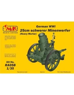 German WWI 25cm schwerer Minenwerfer/ Heavy Mortar-All Resin kit, 1...