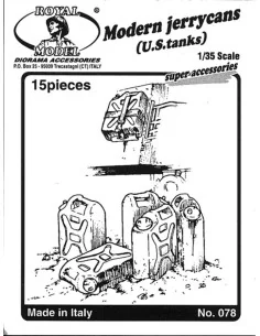 [NO_DESC] Modern jerricans U.S. tanks, 1/35 - Royal Model RM078