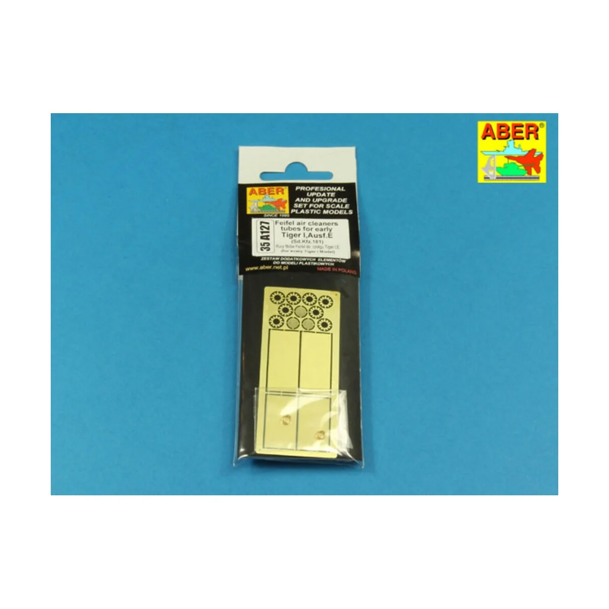Feifel air cleaners tubes for early Tiger I, Ausf.E, 1/35 - Aber Mo... Feifel air cleaners tubes for early Tiger I, Ausf.E, 1/35 - Aber Mo...