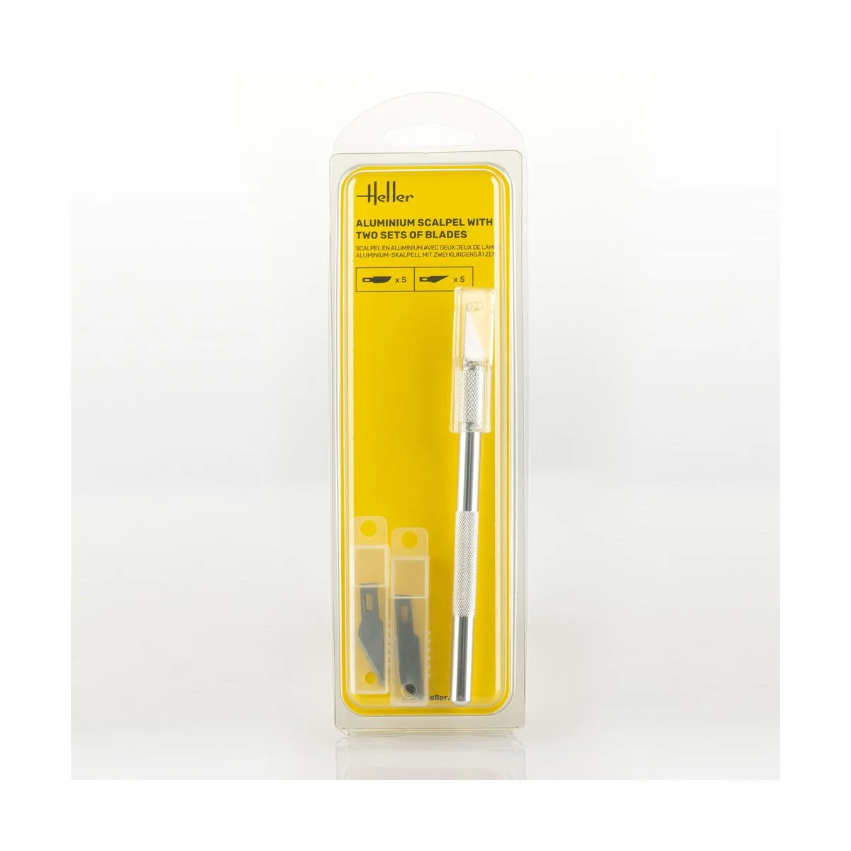 Aluminium scalpel with fine-pointed blade - Heller 99009