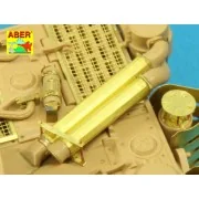 Feifel air cleaners tubes for early Tiger I, Ausf.E, 1/35 - Aber Mo... Feifel air cleaners tubes for early Tiger I, Ausf.E, 1/35 - Aber Mo...