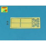 Feifel air cleaners tubes for early Tiger I, Ausf.E - Aber Models 3...