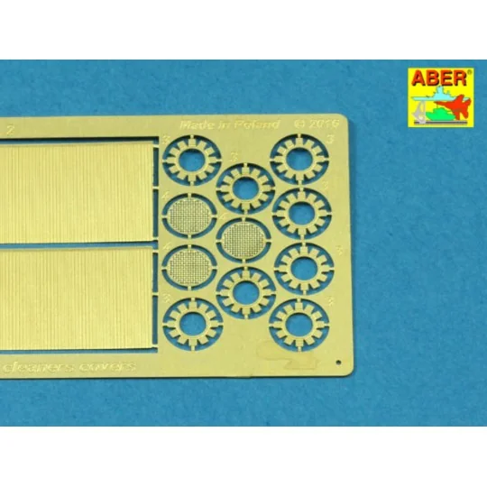 Feifel air cleaners tubes for early Tiger I, Ausf.E, 1/35 - Aber Mo... Feifel air cleaners tubes for early Tiger I, Ausf.E, 1/35 - Aber Mo...