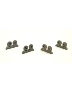 Biber Trailer Wheels f.Secial Armour kit, 1/72 - CMK 129-B72102