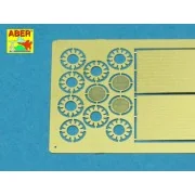 Feifel air cleaners tubes for early Tiger I, Ausf.E - Aber Models 3...