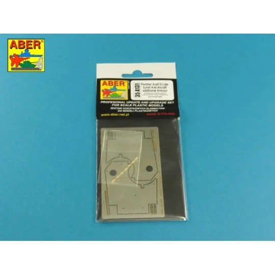 Panther G turret Anti-Aircraft additional Armour, 1/35 - Aber Model...