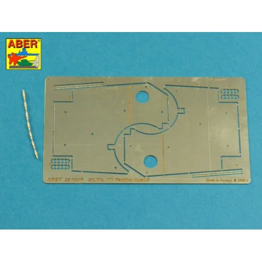 Panther G turret Anti-Aircraft additional Armour, 1/35 - Aber Model...