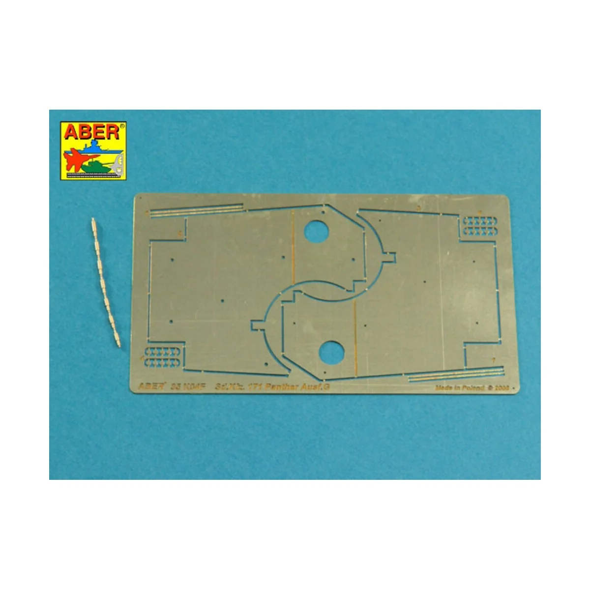 Panther G turret Anti-Aircraft additional Armour, 1/35 - Aber Model...