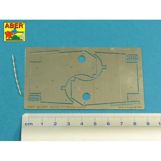 Panther G turret Anti-Aircraft additional Armour - Aber Models 35 A131