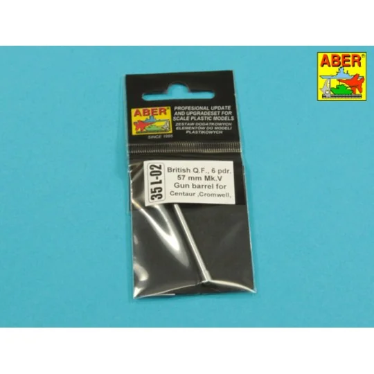 Cromwell 57mm gun barrel Mk.V, 1/35 - Aber Models 35 L-002