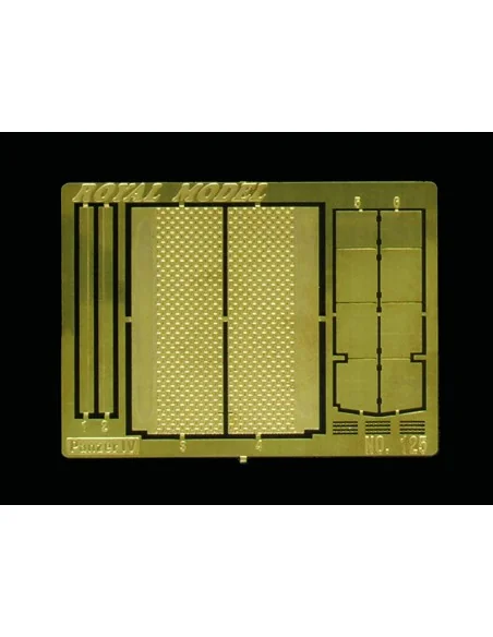 Panzer version IV fender (for Dragon kit), 1/35 - Royal Model RM125