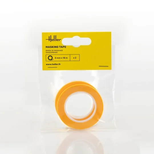 Masking tape 3 mm x 18 m (2 pieces) - Heller 99011
