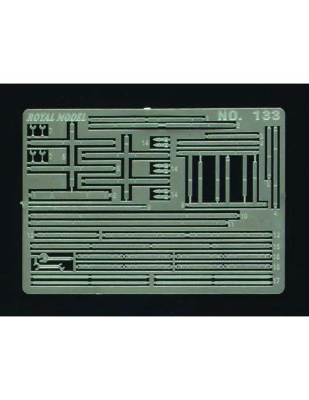 [NO_DESC] German jerrycans holder set, 1/35 - Royal Model RM133