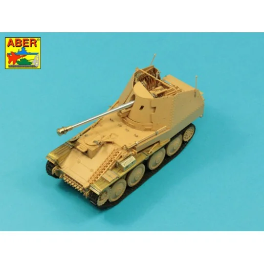 Pak 40/3 barrel with muzzle brake Marder III M, 1/35 - Aber Models ...