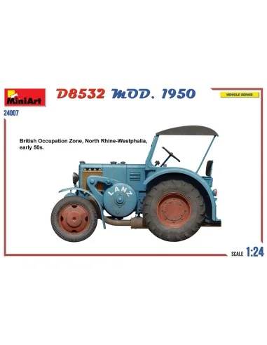 German Traffic Tractor D8532 Mod.1950, 1/24 - MiniArt 24007
