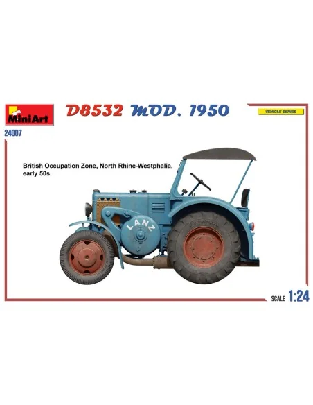 German Traffic Tractor D8532 Mod.1950, 1/24 - MiniArt 24007