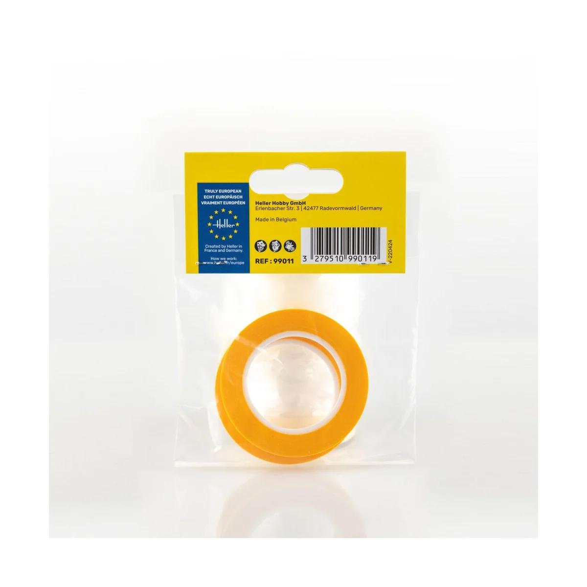 Masking tape 3 mm x 18 m (2 pieces) - Heller 99011
